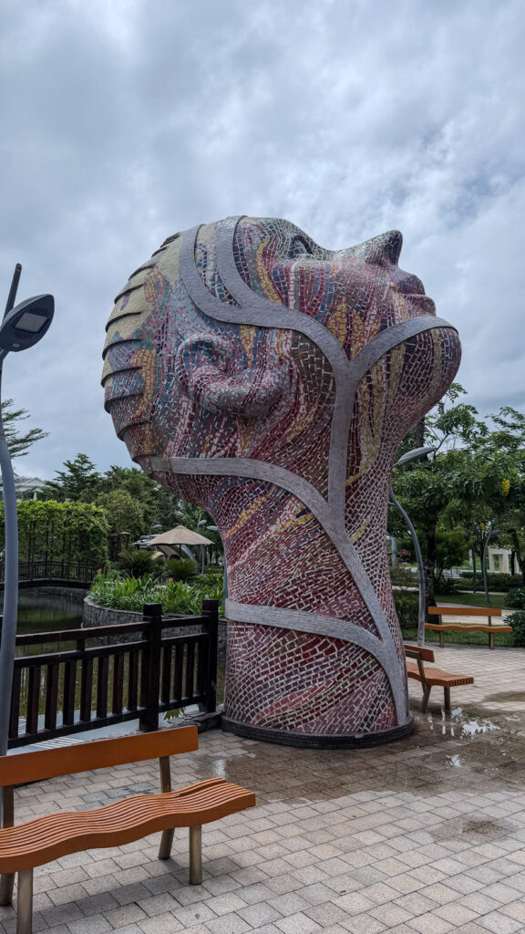 Urban Park Grand World Phu Quoc free art installations and giant slide
