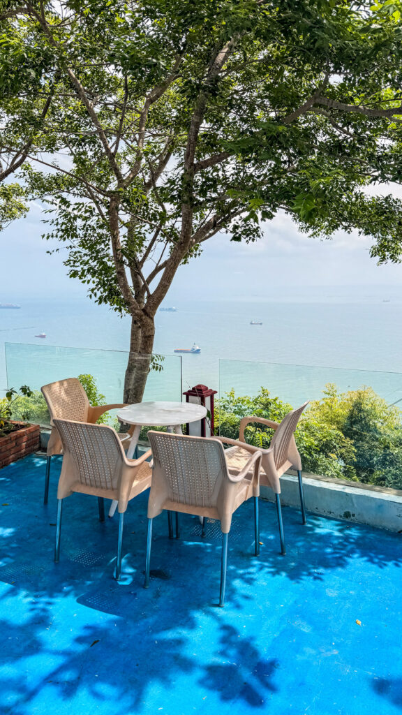 Café at Hồ Mây Park overlooking Vung Tau