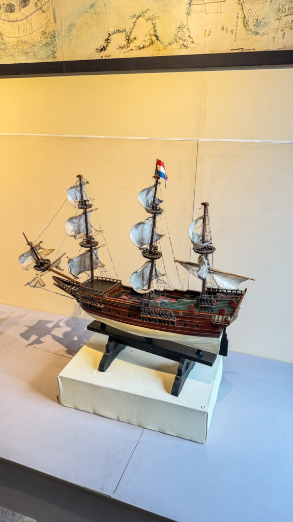 Product museum on Tran Phu street Hoi An with trading port history

