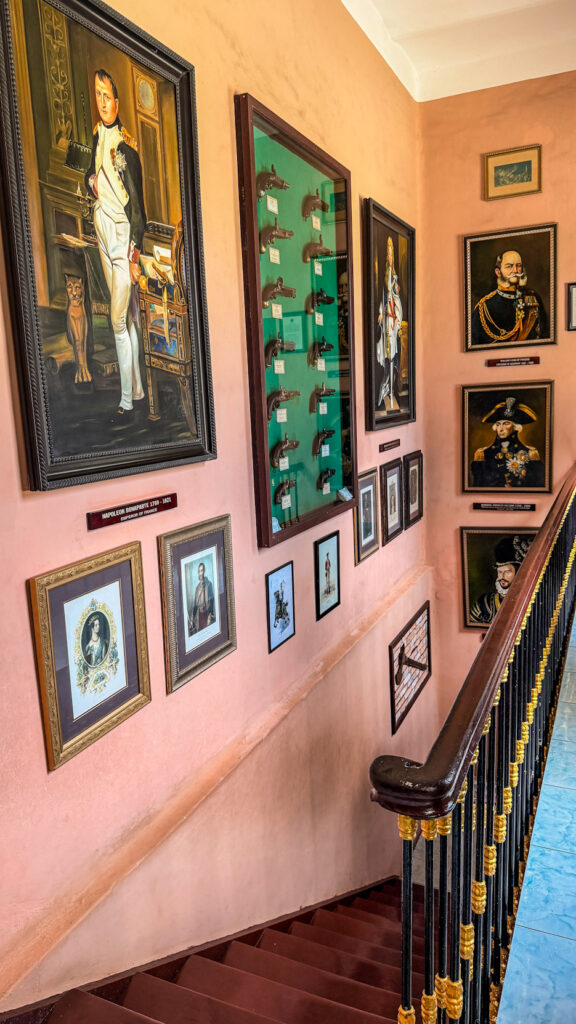Worldwide Arms Museum in Vung Tau with its historic French-style building