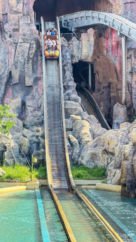 VinWonders Phu Quoc theme park entrance and roller coasters