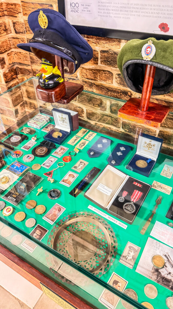Historic military uniforms and mannequins at Worldwide Arms Museum Vung Tau
