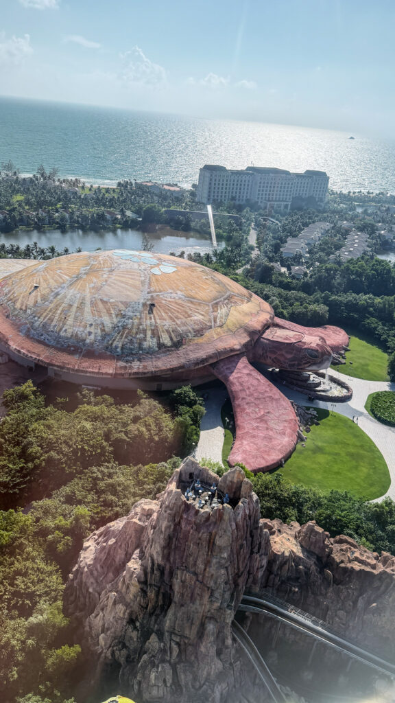 The Sea Shell Aquarium VinWonders Phu Quoc turtle-shaped building