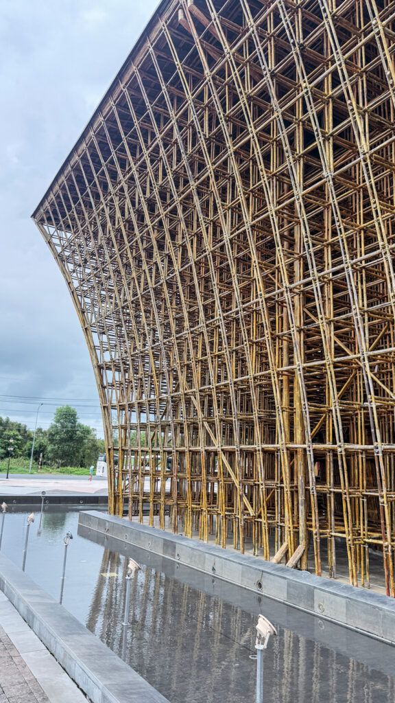 Bamboo Legend Grand World Phu Quoc 40000 bamboo stalks lotus design