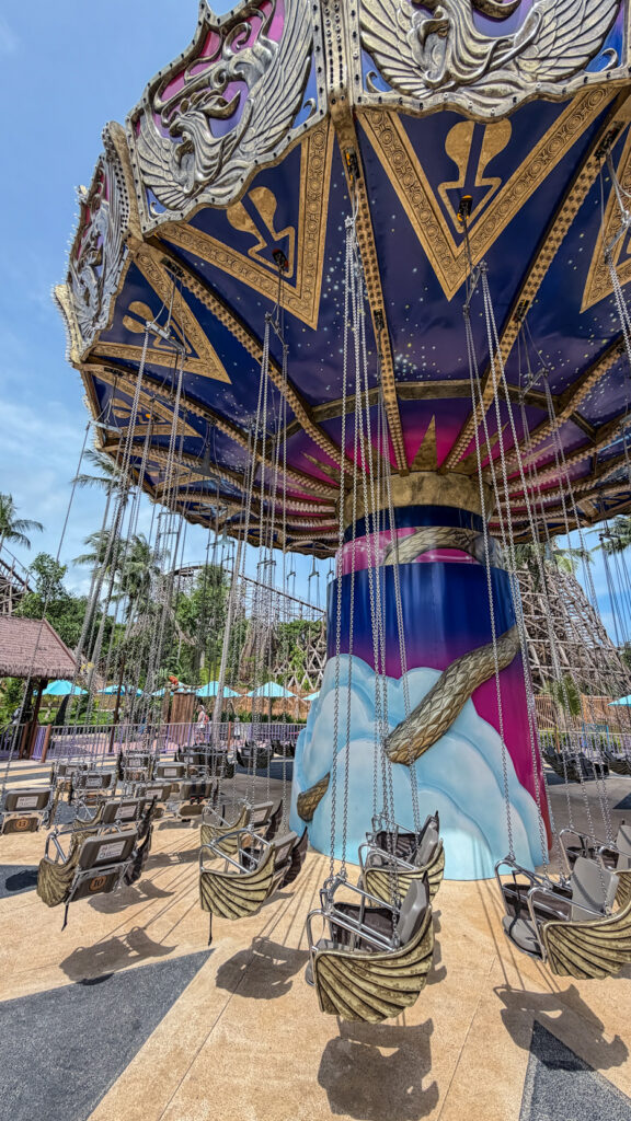 VinWonders Phu Quoc theme park entrance and roller coasters