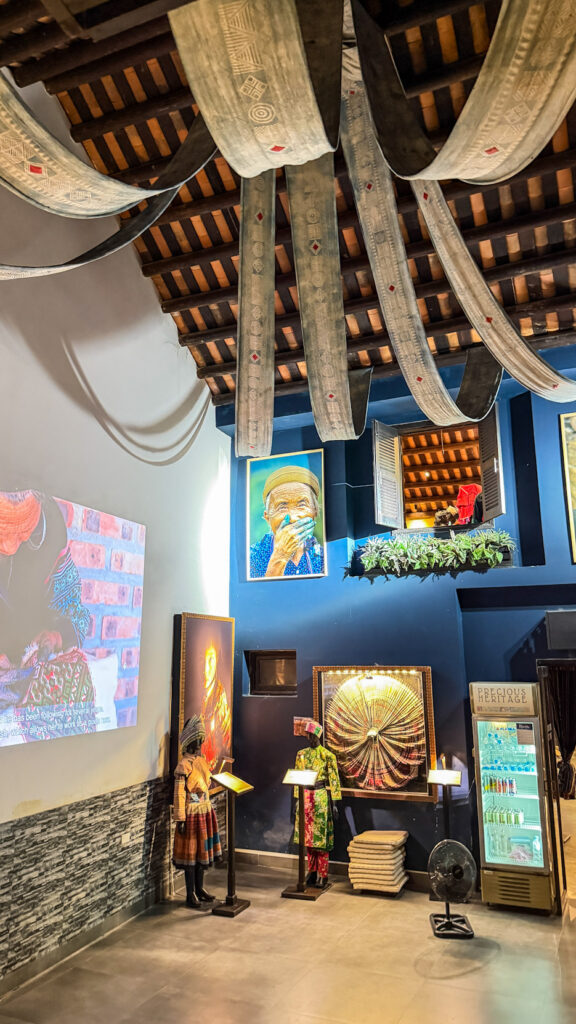 Invisible Stories interactive activity for kids using UV lights to find hidden drawings on museum walls