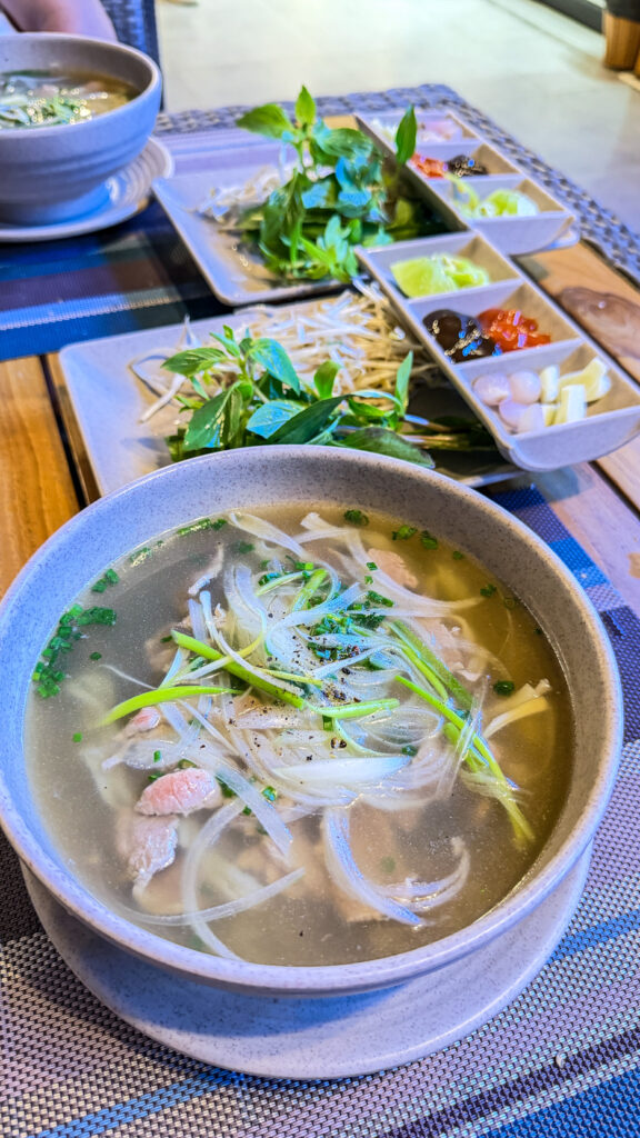 Grand World Food Court Phu Quoc banh xeo and coconut ice cream