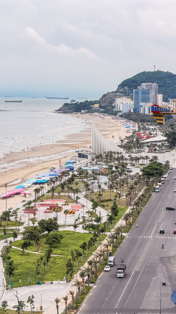 Sky Bar Vung Tau rooftop dining area overlooking the sea