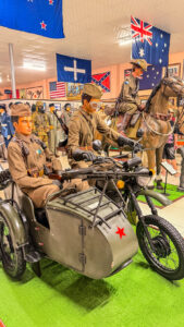 Historical weapons and military artefacts inside Worldwide Arms Museum Vung Tau