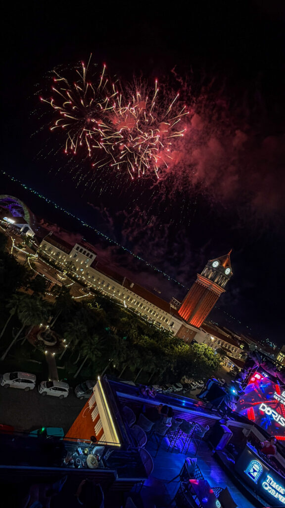 Times Corner Sky Bar Sunset Town Phu Quoc rooftop fireworks view