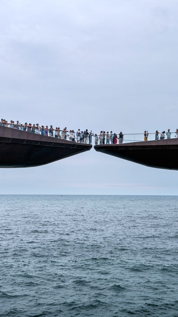 Kiss Bridge Sunset Town Phu Quoc 30cm gap and sunset view