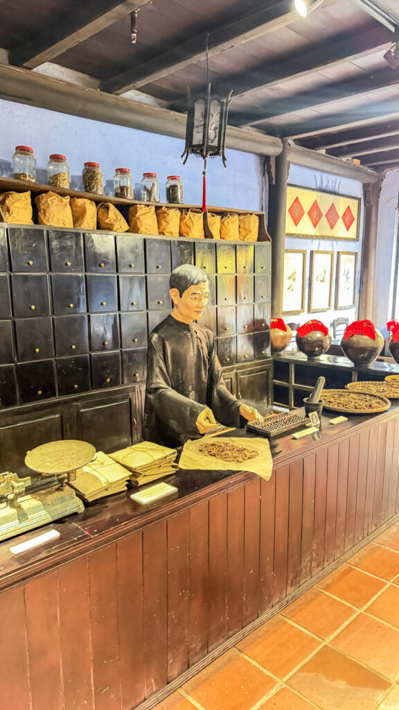 Traditional Medicine Museum Hoi An with herbal pharmacy and pulse diagnosis

