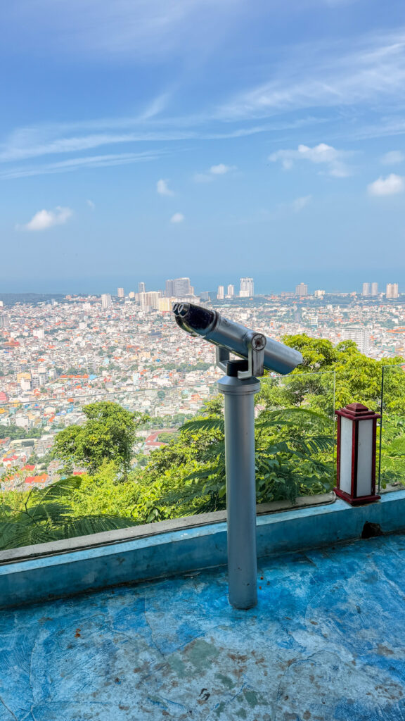 Mountain-top view over Vung Tau from Hồ Mây Park