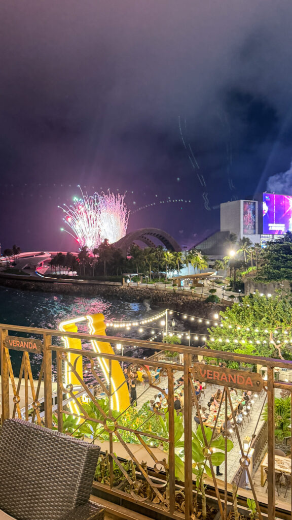 Hien Nha Veranda Sunset Town Phu Quoc crispy pizza and terrace view