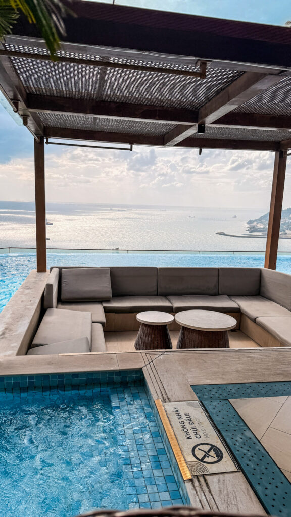 Breeze Rooftop Bar in Vung Tau with city views