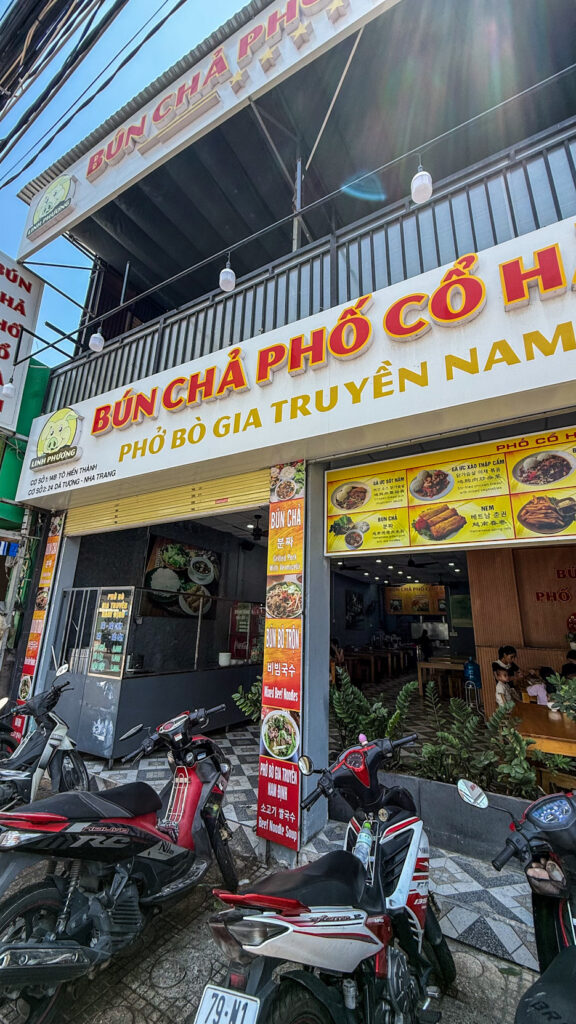 Bún Chả Phố Cổ Hà Nội bun cha and fresh herbs Nha Trang
