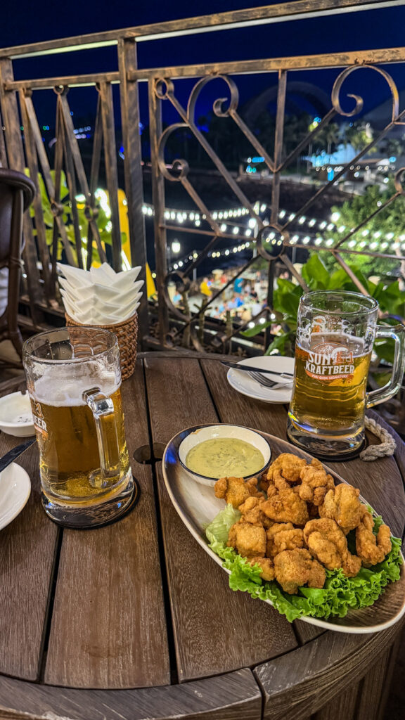 Hien Nha Veranda Sunset Town Phu Quoc crispy pizza and terrace view