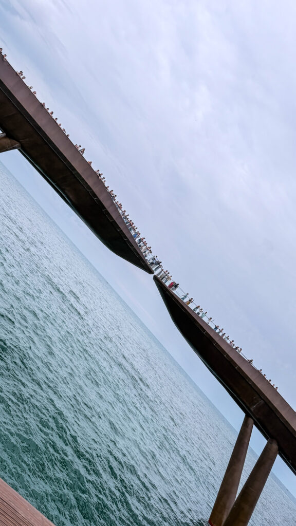 Kiss Bridge Sunset Town Phu Quoc 30cm gap and sunset view