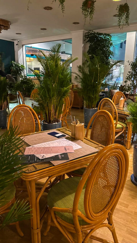 Garden Cafe pancakes and BBQ ribs Nha Trang