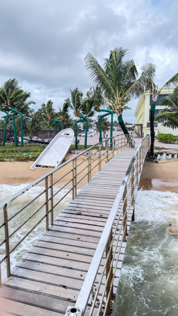 Ngoc Hien Pearl Farm Phu Quoc wooden pier and plane landing viewpoint

