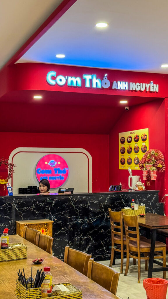 Cơm Thổ Anh Nguyễn crispy rice and pork Nha Trang