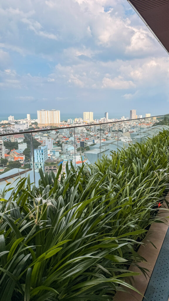 View from Breeze Rooftop Bar in central Vung Tau