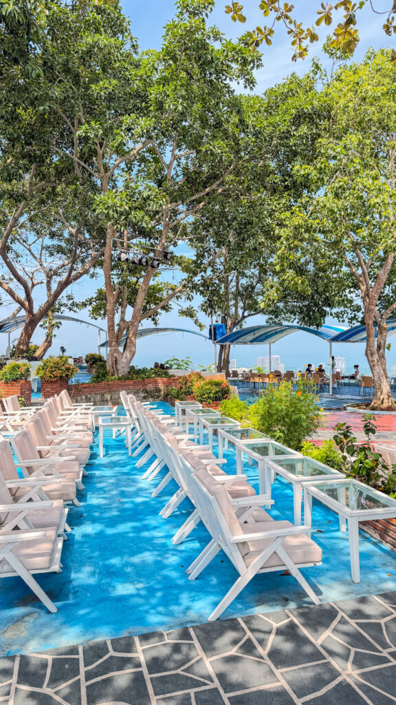 Café at Hồ Mây Park overlooking Vung Tau