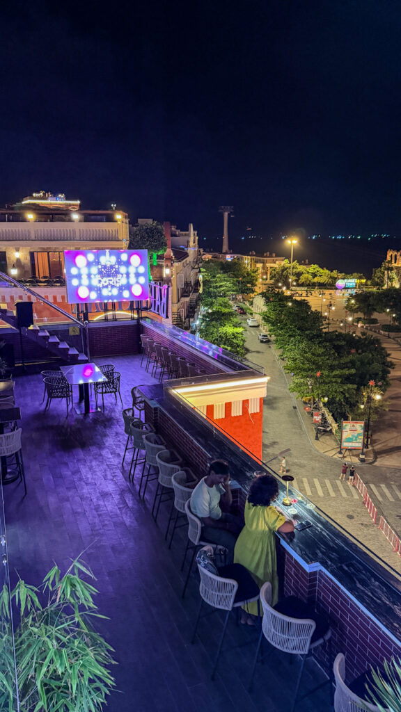 Times Corner Sky Bar Sunset Town Phu Quoc rooftop fireworks view