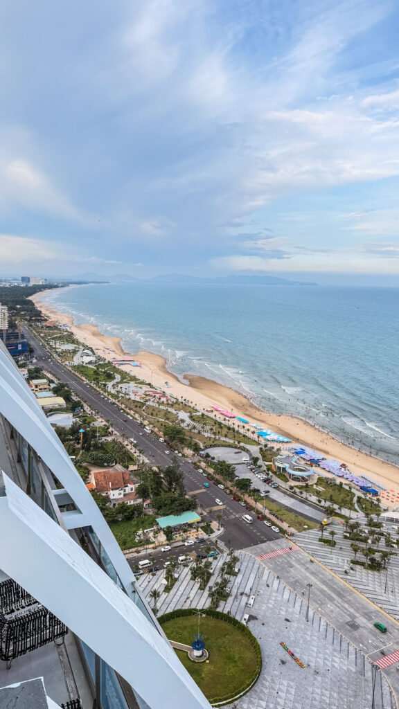 Oasky 36 rooftop dining area in Vung Tau