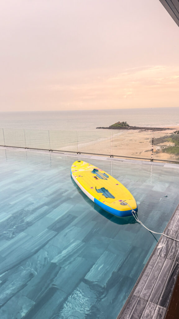 Premier Pearl rooftop dining area in Vung Tau