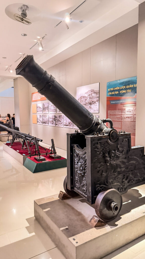 Exhibition inside Ba Ria–Vung Tau Museum in Vung Tau