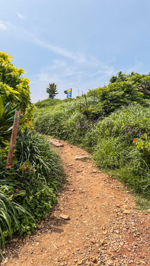 Scenic sea view from Mũi Nghinh Phong Cape in Vung Tau