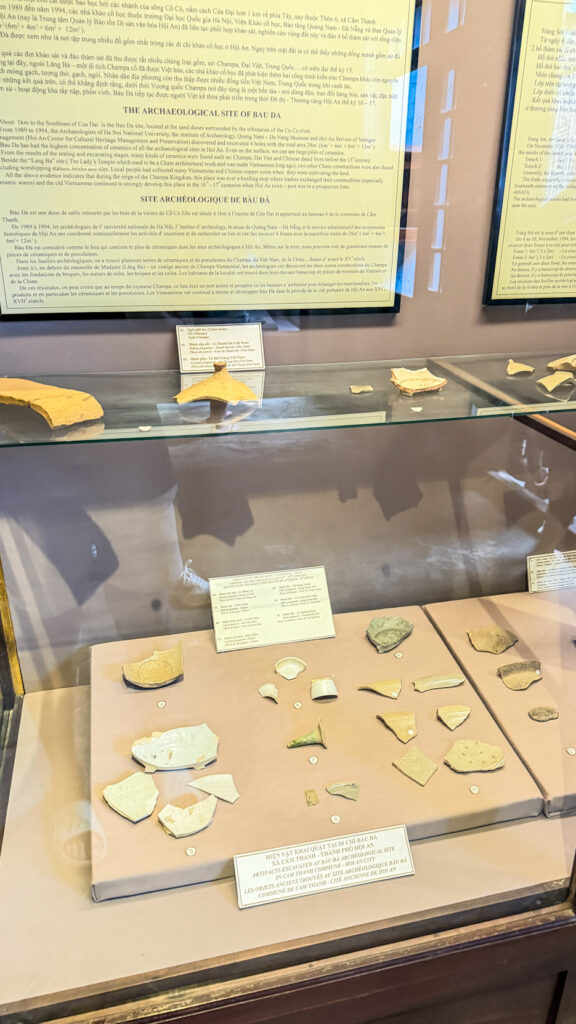 Ceramics museum inside traditional merchant house on Tran Phu street Hoi An

