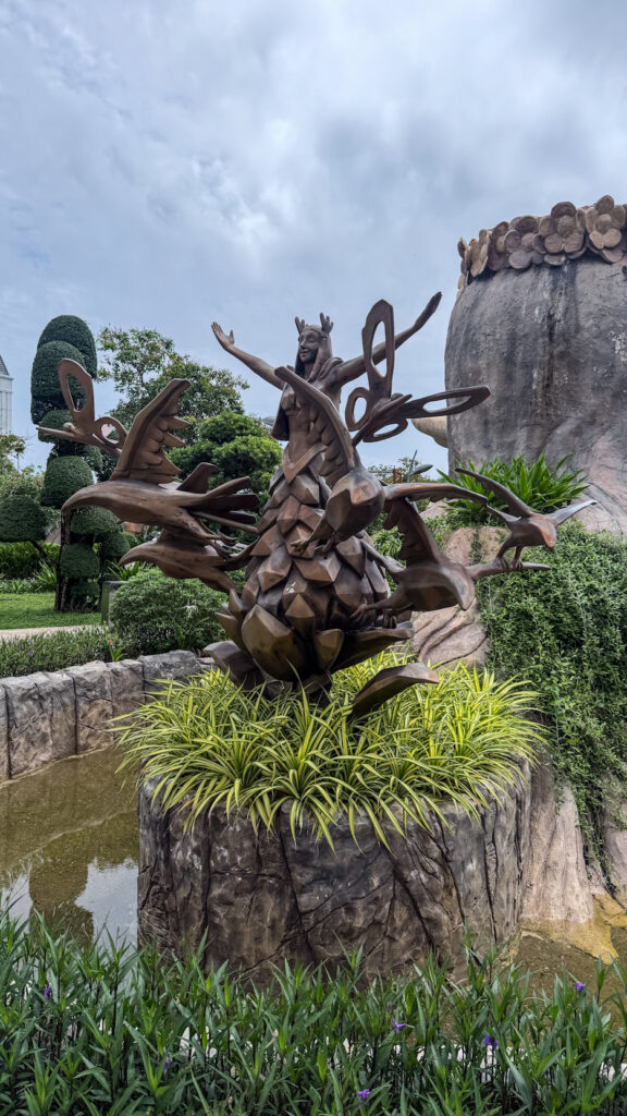Urban Park Grand World Phu Quoc free art installations and giant slide