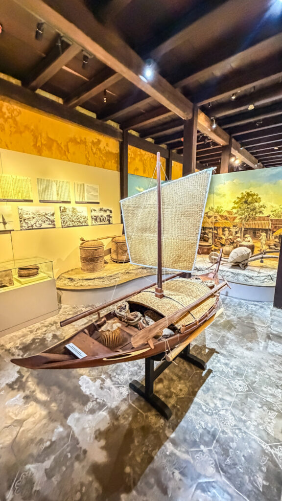 Ceramics museum inside traditional merchant house on Tran Phu street Hoi An

