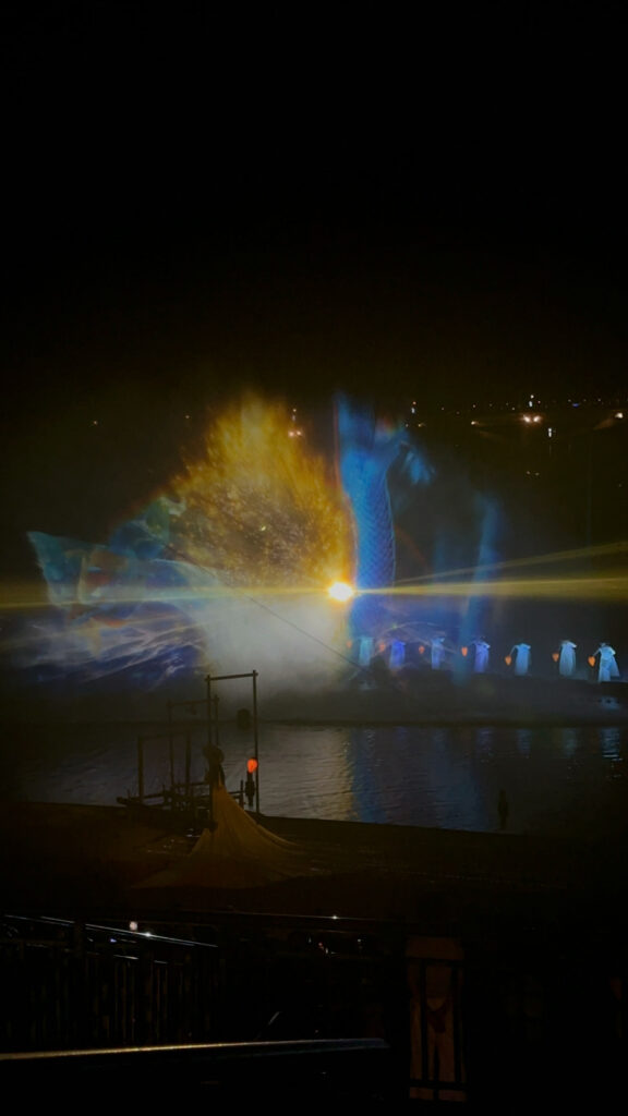 Hoi An Memories Show audience seating ECO HIGH VIP zones with river view
