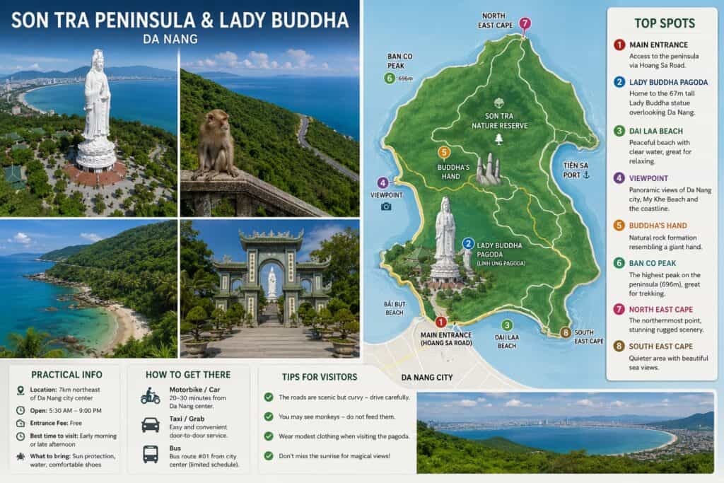 Son Tra Peninsula & Lady Buddha Da Nang