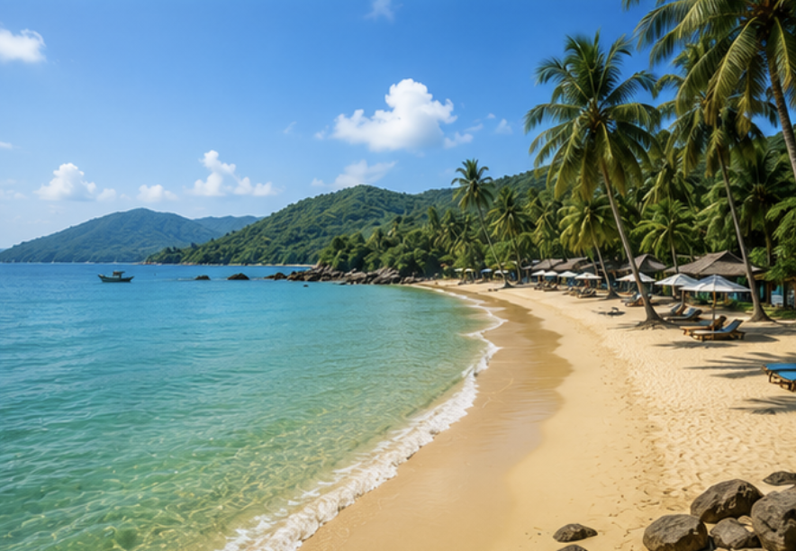Beautiful beach Vietnam