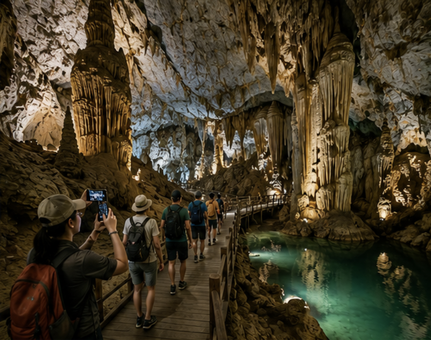 Vietnam cave tour
