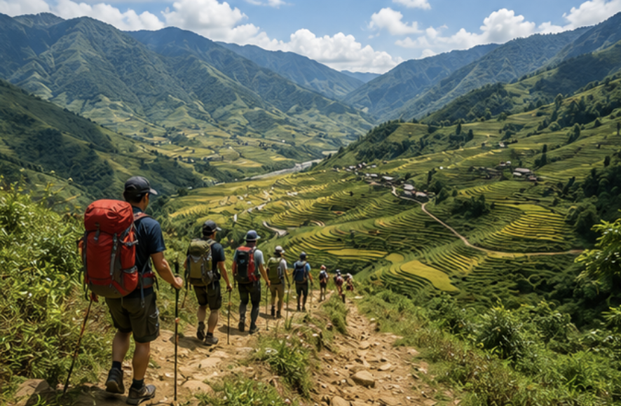 Mountain trekking Vietnam