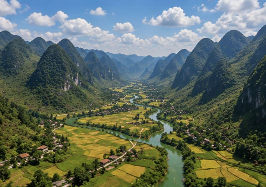 Ha Giang valley