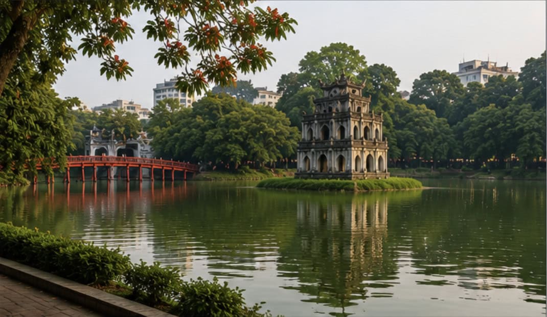 Hoan Kiem Lake Hanoi