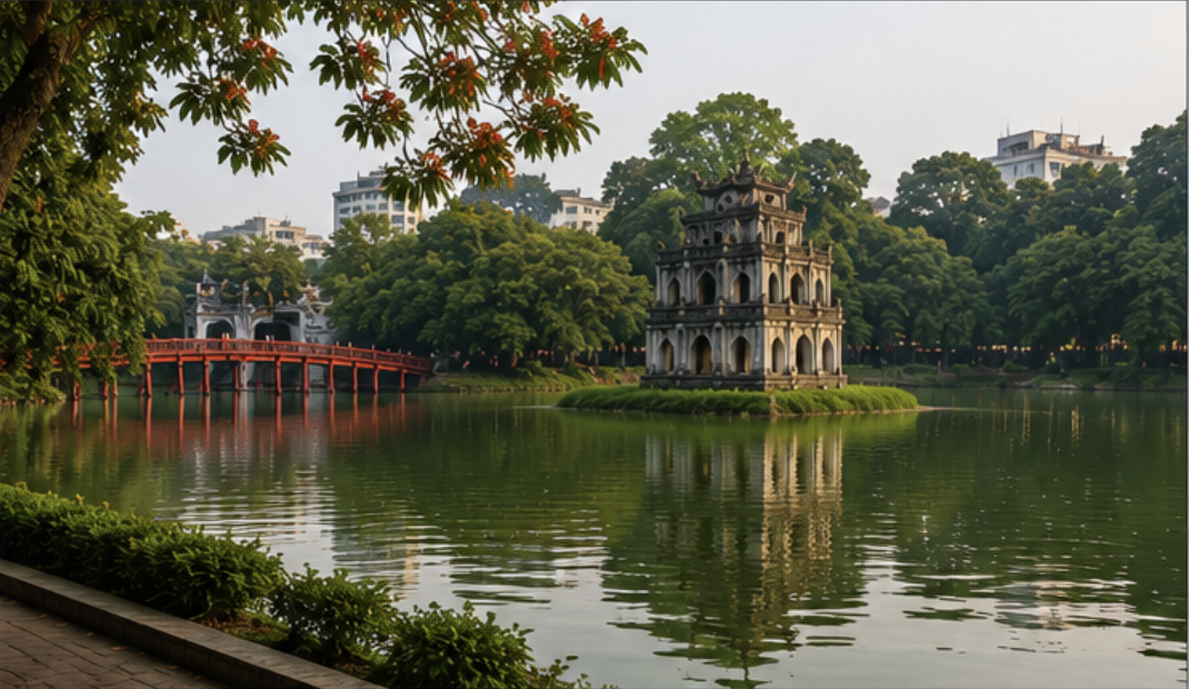 Hoan Kiem Lake Hanoi