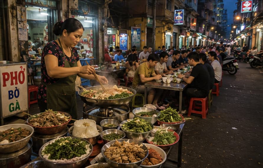 Street food and local life in Ho Chi Minh City