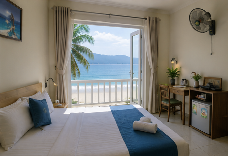 Budget beachfront hotel Vietnam