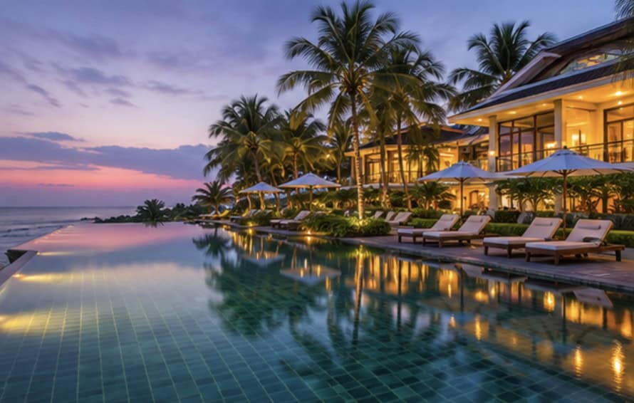 Beachfront resort in Phu Quoc
