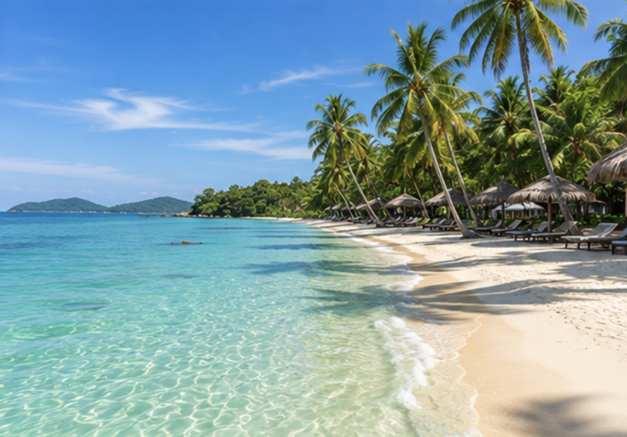 Phu Quoc tropical beach