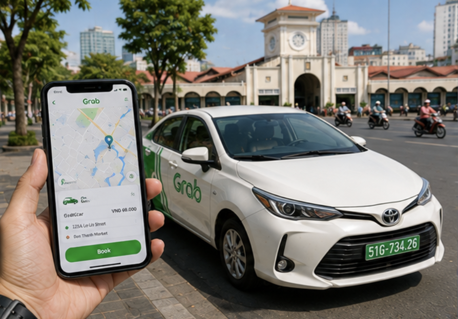 Grab car Vietnam