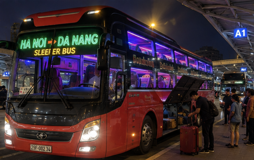 Vietnam sleeper bus
