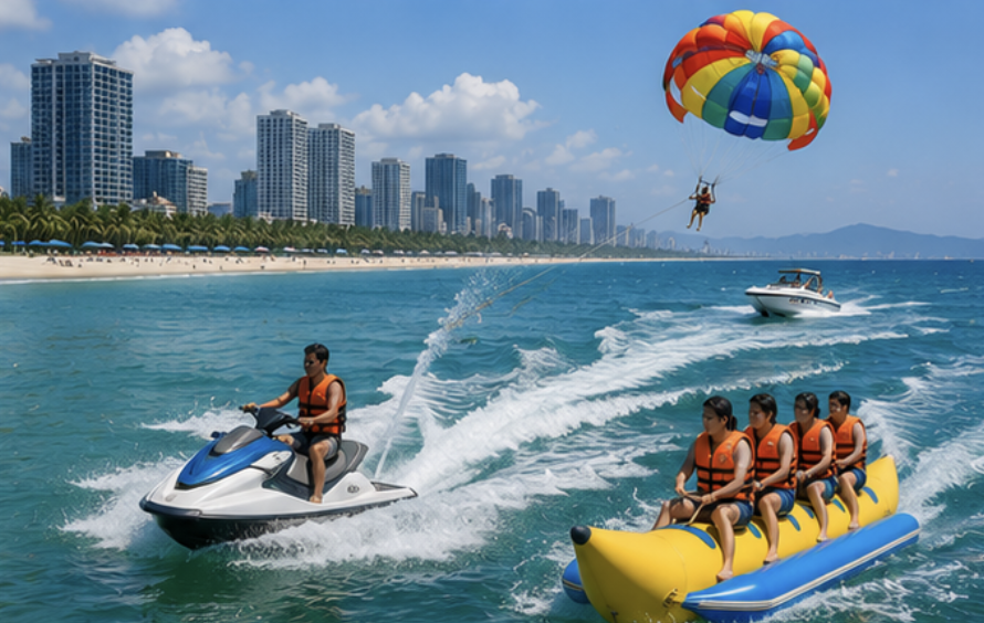 My Khe Beach activity in Da Nang Vietnam
